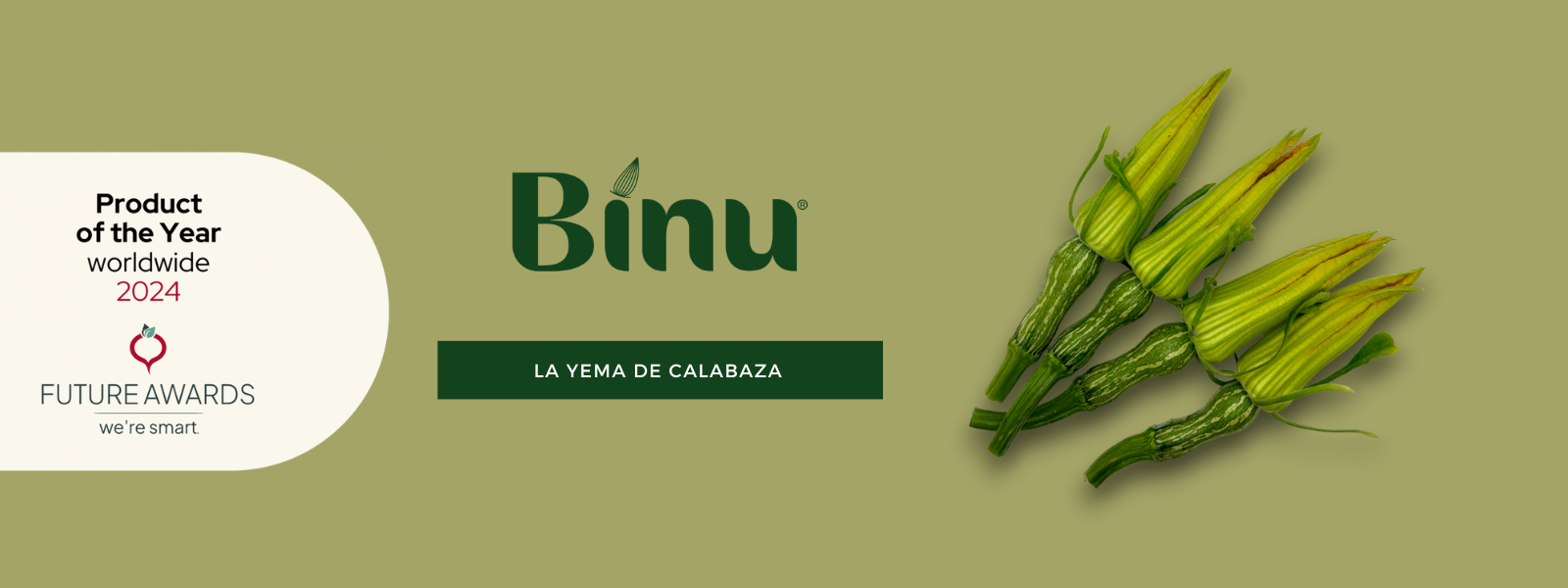 "Bínu - La yema de la calabaza, un ingrediente gourmet innovador para la alta cocina con un sabor único y versatilidad en la gastronomía."
